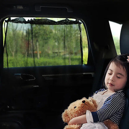 Car Sun Shade Curtains Side Window Sunshade Summer Sun Protection Light/UV Blocking Auto Privacy Blind Curtain