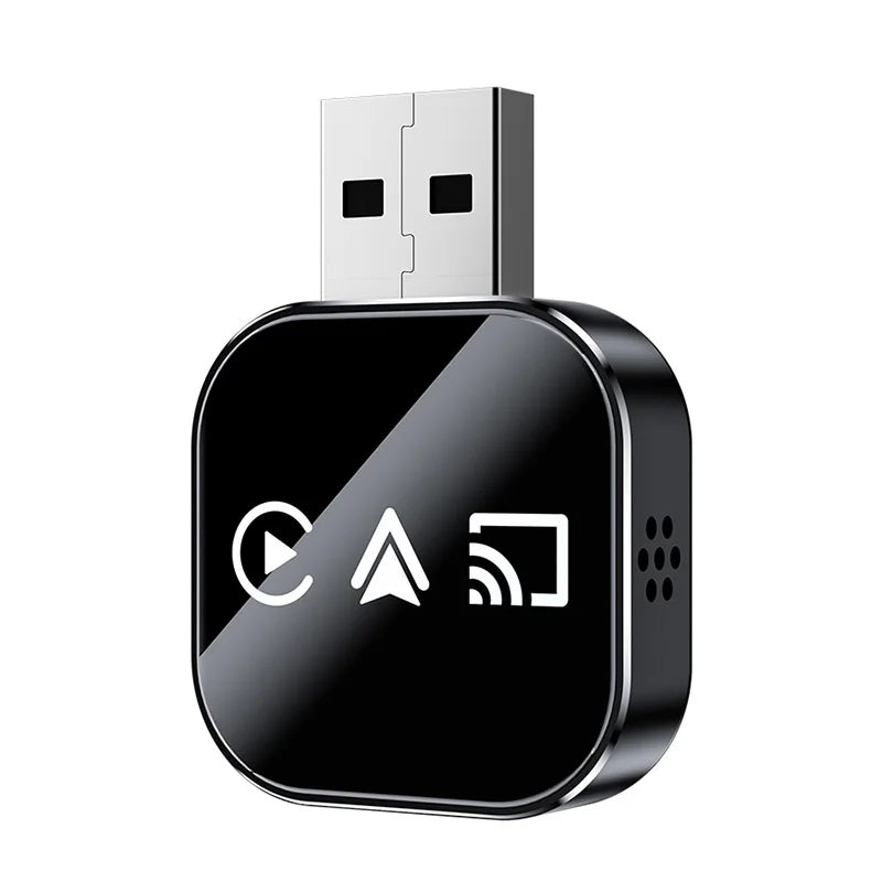 3 in 1 Carplay Adapter Wireless Android Auto AIBox for OEM Wired Carplay Screen Support Original MIC/Button/Touch Control