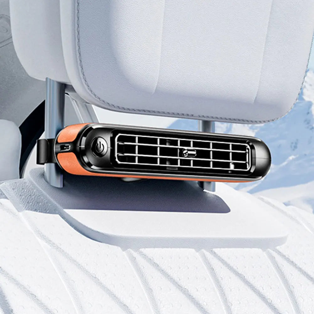 Backseat Cooling Fan Rear Seat Air Circulation Fan Three Adjustable Wind Speeds Portable Fan USB Car Fan for Sedan SUV RV Truck