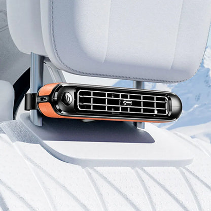 Backseat Cooling Fan Rear Seat Air Circulation Fan Three Adjustable Wind Speeds Portable Fan USB Car Fan for Sedan SUV RV Truck