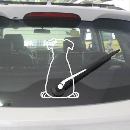 Puppy Dog Fun Cat Rear Glass Car Decoration Car Stickers Car Exterior Sticker Art Design Window Car Styling Stickers Decals