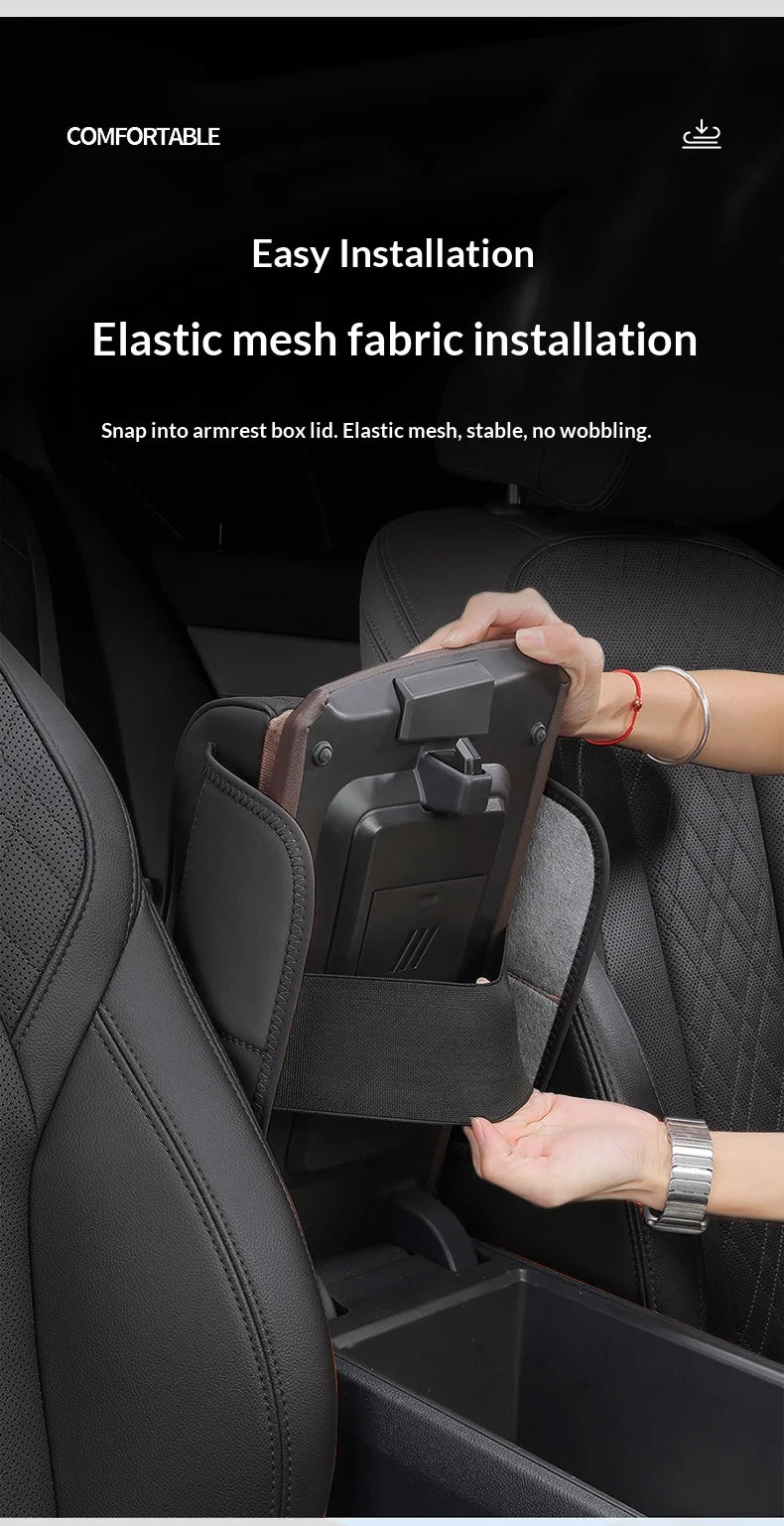 New model of Formula Leopard car armrest box heightening pad：Titanium 7, Titanium 3,Panther 5 Car armrest tissue box
